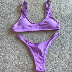 Purple bikini